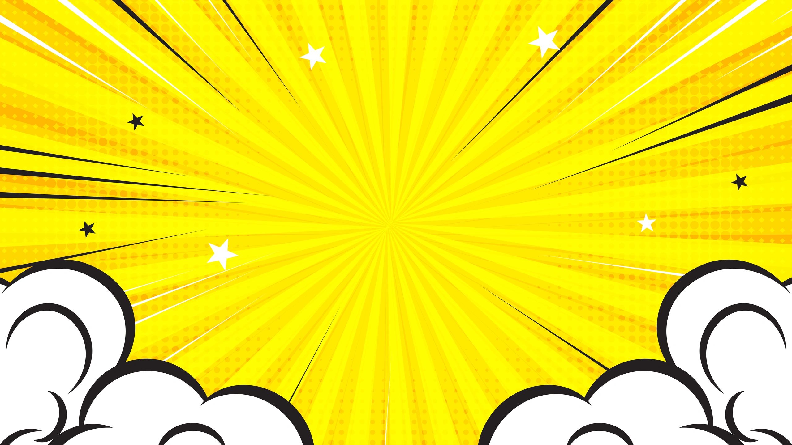 Comic burst background