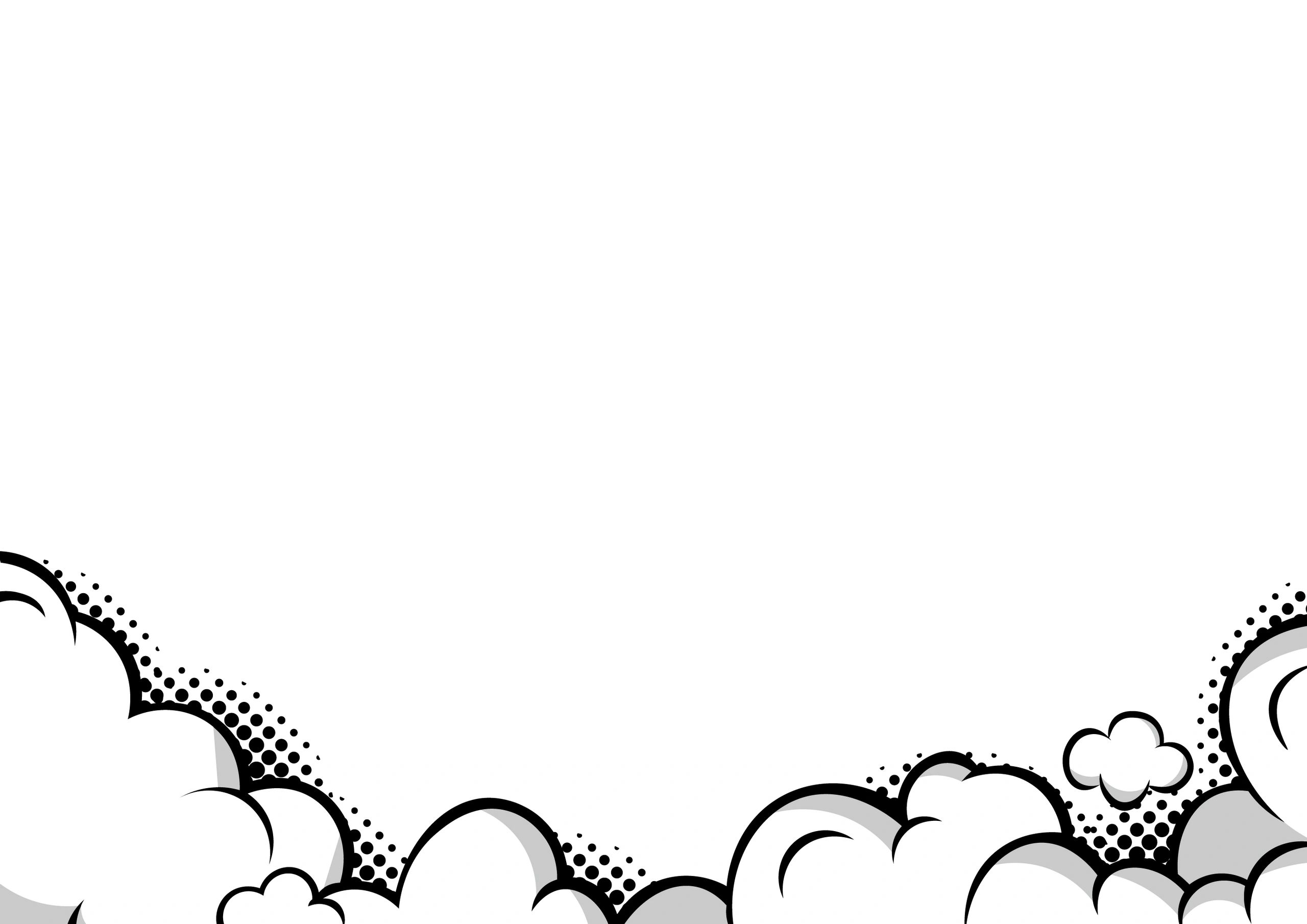 Comic cloud background